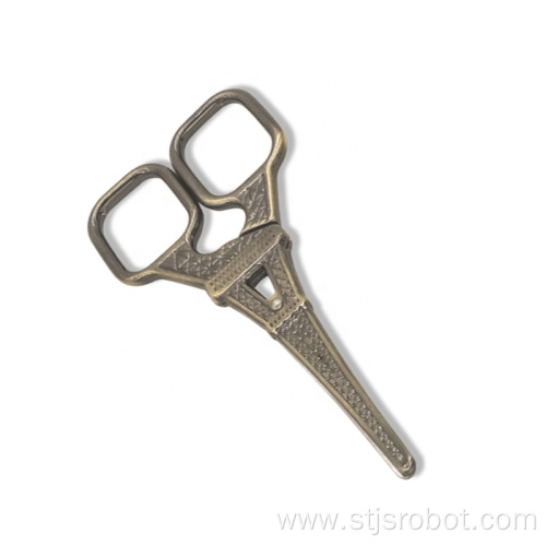 Perfect Quality Bronze Eiffel Tower Shape Eyelash Scissor with Moderate Price